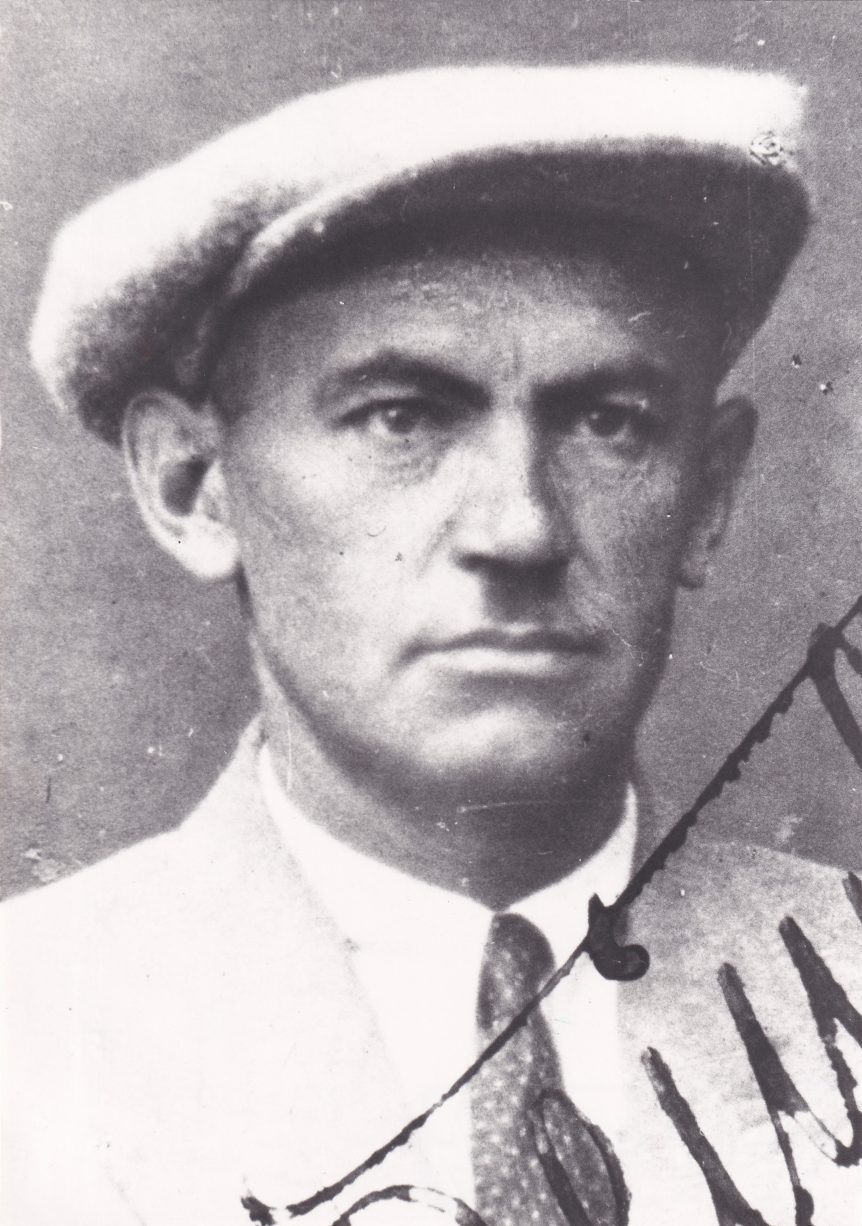 Passfoto von Hans Beimler, aufgenommen Juli 1933 in Moskau