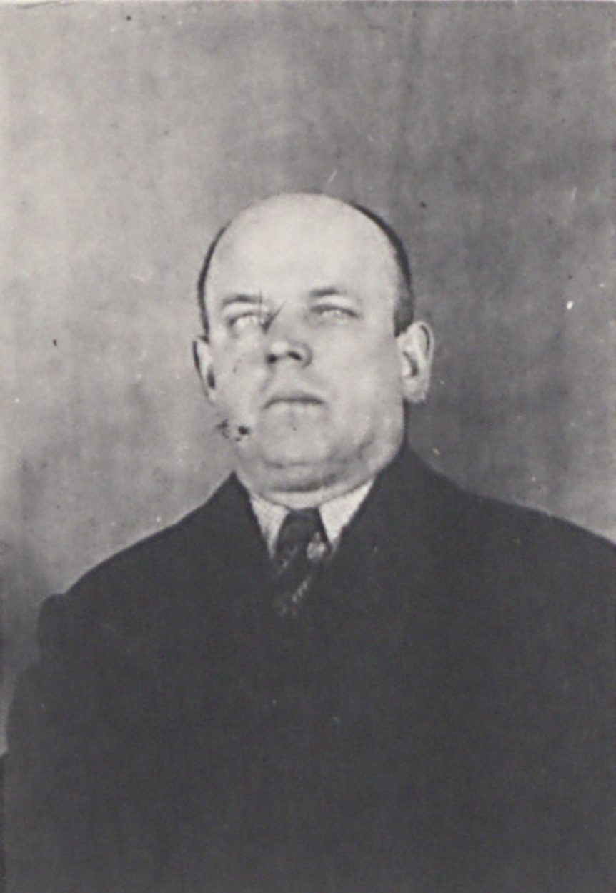 Erkennungsdienstliche Aufnahme der Gestapo von Bernhard Grzebellus