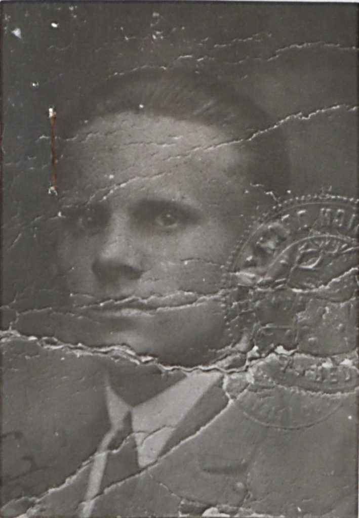Passbild von Josef Hájek aus eienr Gestapo-Akte