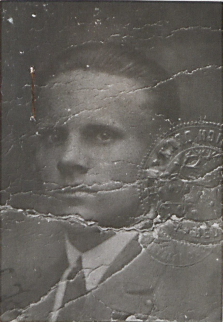 Passbild von Josef Hájek aus eienr Gestapo-Akte
