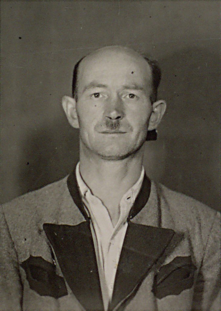 Erkennungsdienstliche Aufnahme der Gestapo von Friedrich Winkler, 1941